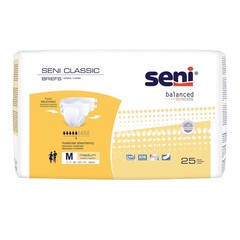 Seni Classic Incontinence Brief M Breathable S-ME25-BC1 100 Ct