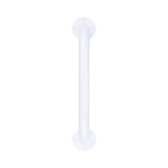 McKesson White Steel Wall Mounted Wall Grab Bar 16″ L 146-12016-3