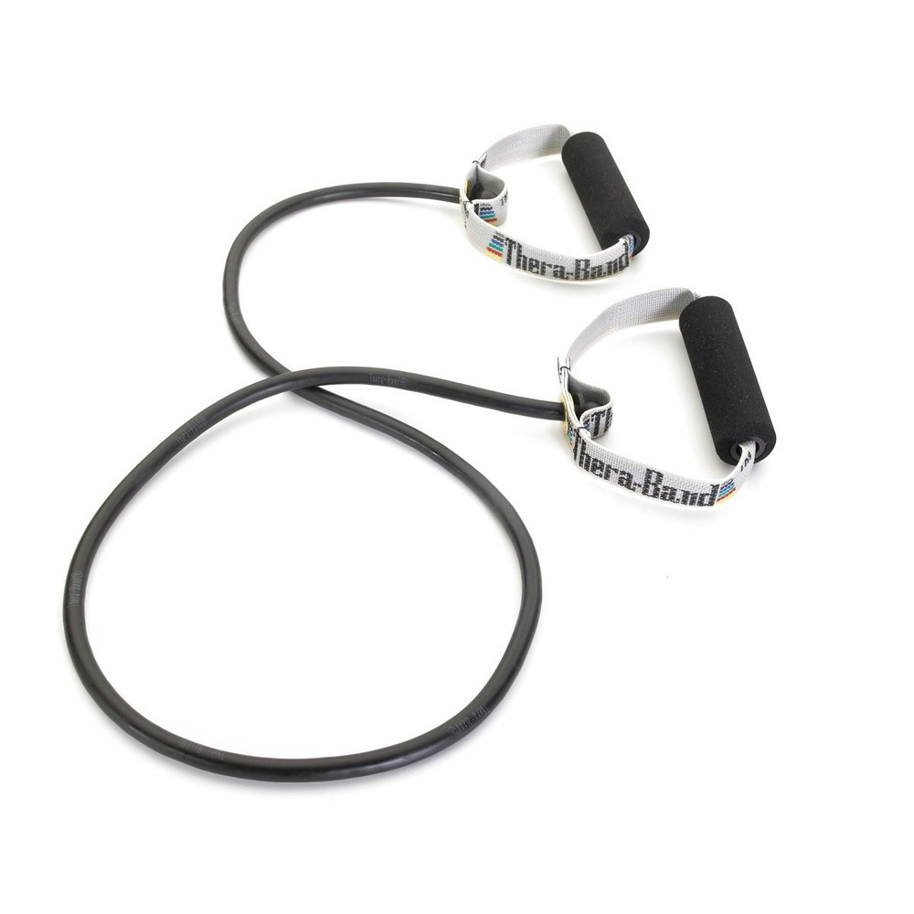 THERABAND Resistance Tubes, Black, Special Heavy, Advanced Level 1