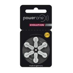 Power One Evolution Size 10 Hearing Aid Batteries. 60 p10 Batteries Included