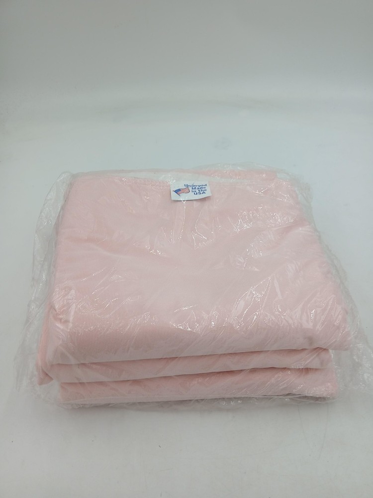 Washable Cloth Underpad 3 Reusable Bed Pad Made In USA Pink Protective Mat Liner