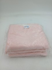 Washable Cloth Underpad 3 Reusable Bed Pad Made In USA Pink Protective Mat Liner