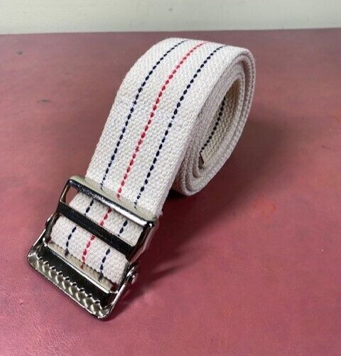COW & COW Transfer & Gait Belt Beige Striped Walking Standing Assistance 60 in
