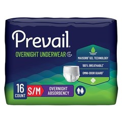 Prevail Disposable Pull-On Underwear S/M 64 Count PVX-512