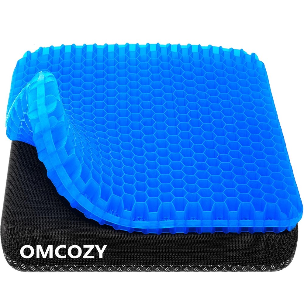 Gel Seat Cushion, Cooling seat Cushion (Super 18.9 x 17.7 x 1.6 inches, Blue