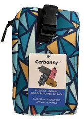 Cerbonny Small Cooler Freezer Bag Lunch Bag Medicine Bag Geometric