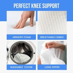 TULARIS Knee Pillow for Side Sleepers Hip Pain – Between Leg Pillow for Side …