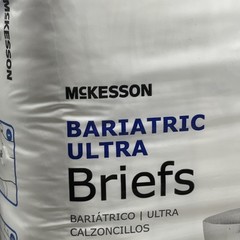 McKesson Ultra Plus Bariatric Disposable Briefs Diapers XXXL BRBAR Heavy 32 Ct