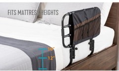 EZ Adjust Bed Rail, Adjustable Senior Bed Rail and Bed Assist Grab Bar #8000