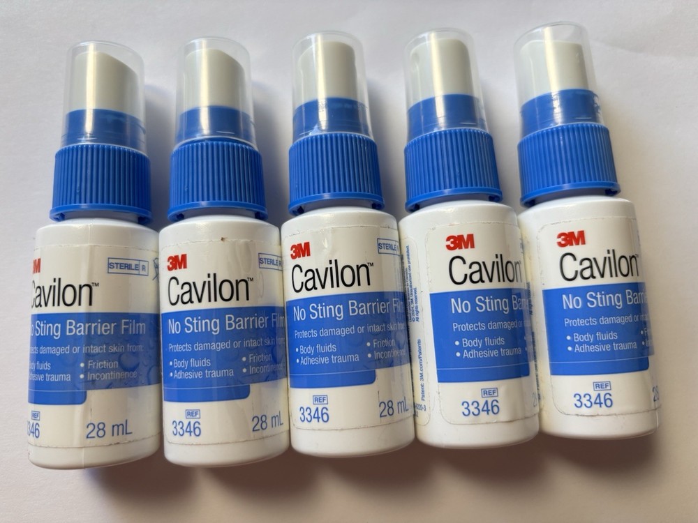 3M Cavilon No Sting Barrier Film Spray #3346 (28ml) Lot Of 5 Exp 2027