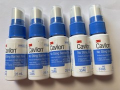 3M Cavilon No Sting Barrier Film Spray #3346 (28ml) Lot Of 5 Exp 2027
