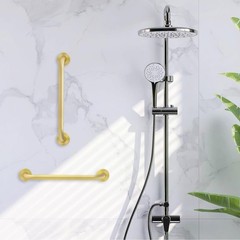 18 Inch Grab Bar for Bathtubs and Showers: Stainless Steel Shower Grab Bar Wa…