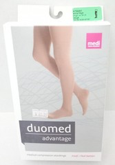 MEDI duomed Advantage Thigh w/tb ct Closed Toe Beige 20- 30 SMALL AT24201