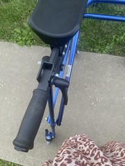 Inspired by Drive Nimbo Adult walker 4-Wheel Adjustable, Forearm & handles 250lb