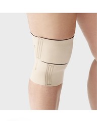 L & R Ready Wrap Knee Adjustable Compression Wrap BEIGE Size XL New in Packet
