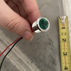Tiller LED Light (Green) Dashboard For Pride Mobility Scooter AL38