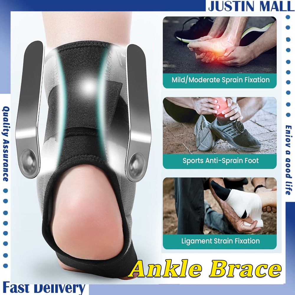 Ankle Brace Support Stabilizer Guard Tendonitis Achilles Sprain Foot Drop Strap