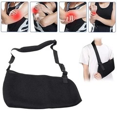 Adjustable Mesh Arm Sling Forearm Shoulder Support Brace Comfort Fit Breathable