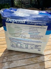 Vintage 1987 Depend Undergarments 30 Extra Absorbency Open Pack USA