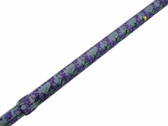 Harvy Canes – Purple Fields Floral Print – Adjustable Aluminum Cane – Wood De…