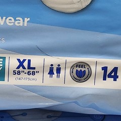 Attends Adult XL Pull Ups Packs Of 14 New Disposable MADE IN USA Lot Of 2 Packs