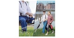 STEP2GOLD Ta-Da Chair Series 2- Portable Walking Stick, Cane with Seat Blue Sm.
