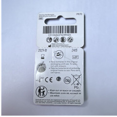 Duracell Activair Hearing Aid Batteries Size 10 PR70 Zinc Air 1.45V 6 Pack