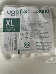 Ugo Fix Sleeve XL Leg Bag Holder Urine Catheter 65–90cm REF 3008 4 Sleeves