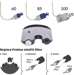 Oticon ProWax MiniFit Wax Guards – 5 Packs (30 Pcs) Replacement Filters