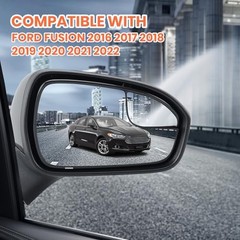 Right Passenger Side Mirror Compatible with Ford Fusion 2016 R-3 Pins Black