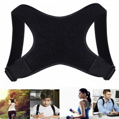 Adjustable Back Posture Support Brace Belt Shoulder Support for Men Women