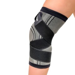 2× Knee Sleeve Compression Brace Support Sport Joint Pain Arthritis Relief Strap