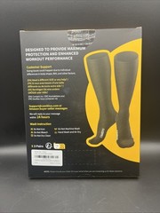 3 Pair Cambivo Compression Socks CS60 Black Small/Medium