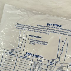 New CAROLON CAP Size XL Thigh Short No Latex Anti-Embolism Stockings Men & Women