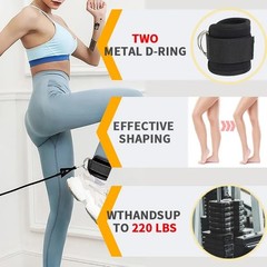 Ankle Straps Ankle Resistance Bands Wrist Cuffs Padded Straps Adjustable