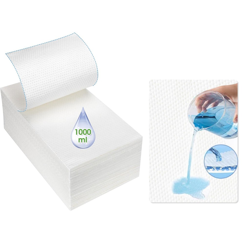 Commode Absorbent Pads, 90 Disposable, 9.5×5 in, Holds Up to 1000ML – Easy