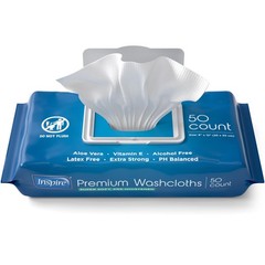 50 Count Inspire Adult Wet Wipes 8″x12″ Wash Cloths Incontinence Cleansing