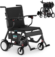 29lbs Ultra Lightweight Carbon Fiber Electric Wheelchair Foldable Power Mobility