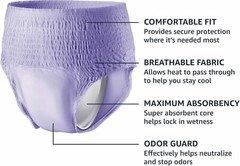 Incontinence Underwear Disposable XX-Large Maximum Absorbency Women 14 Count