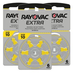 80 X A10 10 Size 10 PR70 Rayovac Extra Card 1.5V Zinc Air Hearing Aid Battery