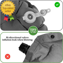 Inflatable Seat Cushion Portable Travel Airplane Seat Cushion Self-Inflating Cam