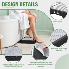One Step Stool Platform Assistive Devices for Elderly Cars, Bed,Stair Bathroom