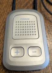 Phonak TVLink II TV Streamer Base + ComPilot II Bluetooth, Silver/Black