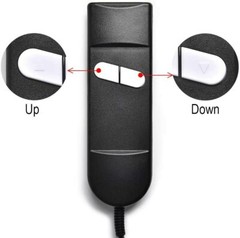 electric power recliner hand remote control 2 button 5 pin lift chair wand cable