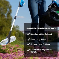 Industrial Grabber Tool Heavy Duty Pick Up Stick Hand Grip Reach Trash Picker US