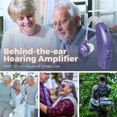 Rechargeable Digital Hearing Amplifier Set – All-Day Comfort & Clarity