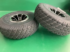 Dark Gray Drive Wheel Assembly for the Pride J6 Power Wheelchair #L063