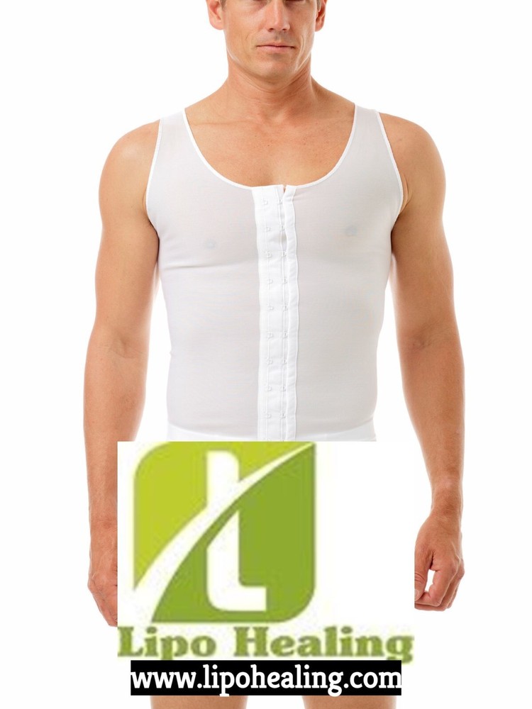 Mens Compression Post Surgical Vest Top Quality Made in the USA and Ships USA