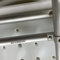 Guardian bariatric transfer chair ref#MDS86952XW..white plastic and aluminum