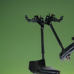 Pair Quickie Wheelchair Elevating Leg Foot Rest.